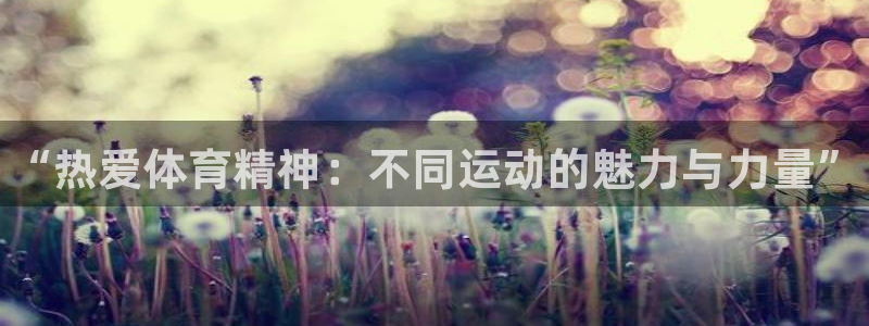yy易游官网下载招商电话地址是多少：“热爱体育精神：